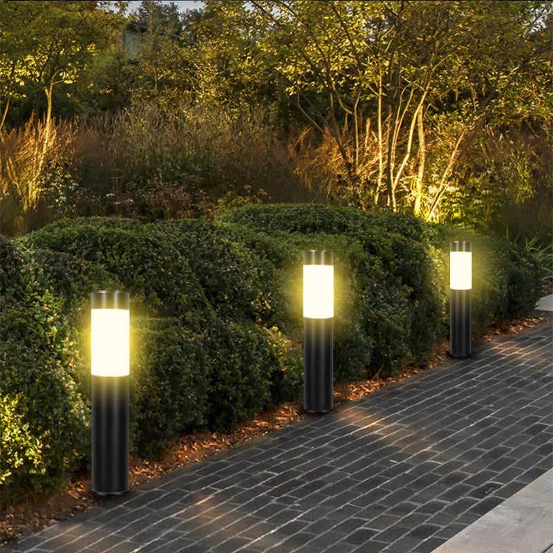 Solar Garden Pathway Lights Outdoor Waterproof LED Lighting Ground Plug