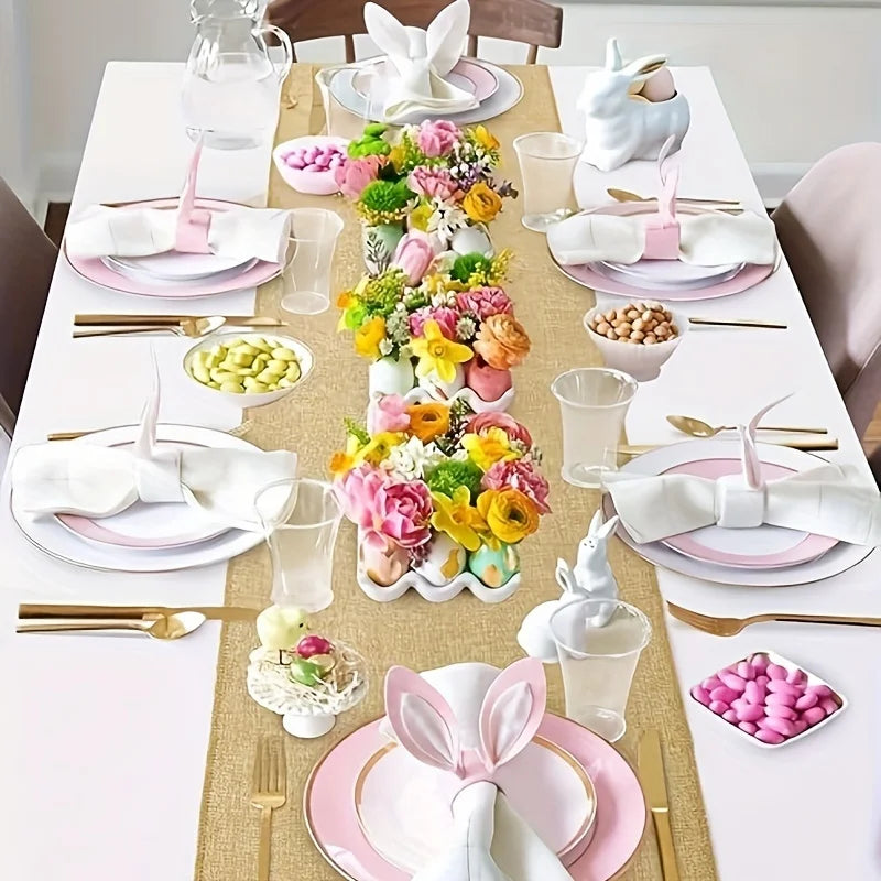 Natural Jute Burlap Table Runner