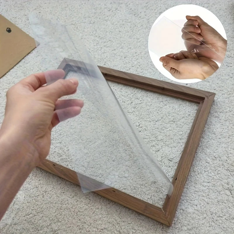 Vintage Wood Photo Frames Pair