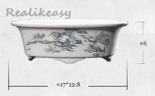 6Size Purple Sand Flower Pot Ceramic Bonsai Pot Handmade