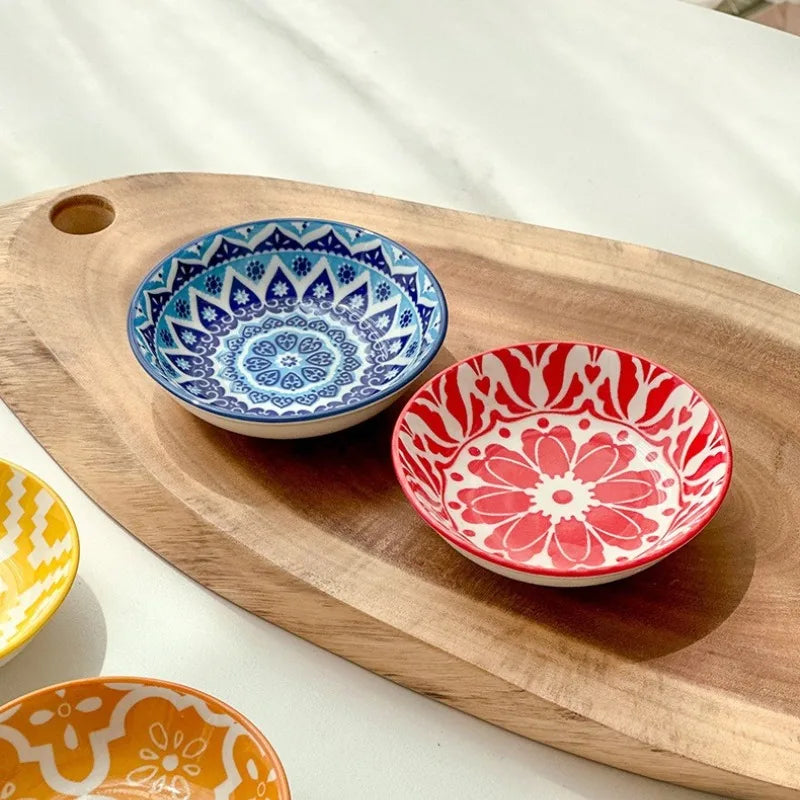 Boho Ceramic Trinket Dish Set