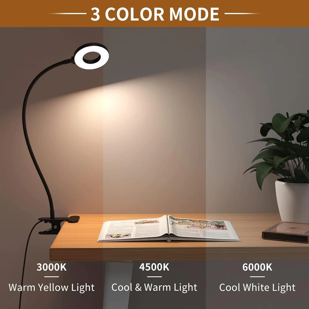 48 LED Clip Desk Lamp