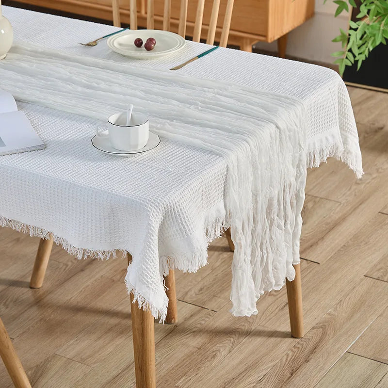 Boho Cheesecloth Table Runner