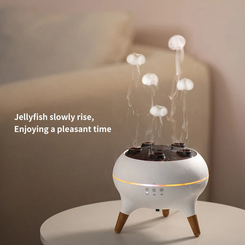 Dynamic Jellyfish Air Humidifier 250ml Essential Oil Diffuser Remote
