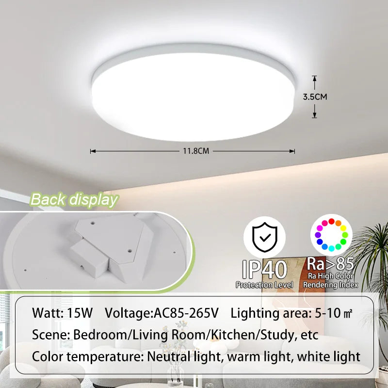 Slim Panel Modern Ceiling Chandelier