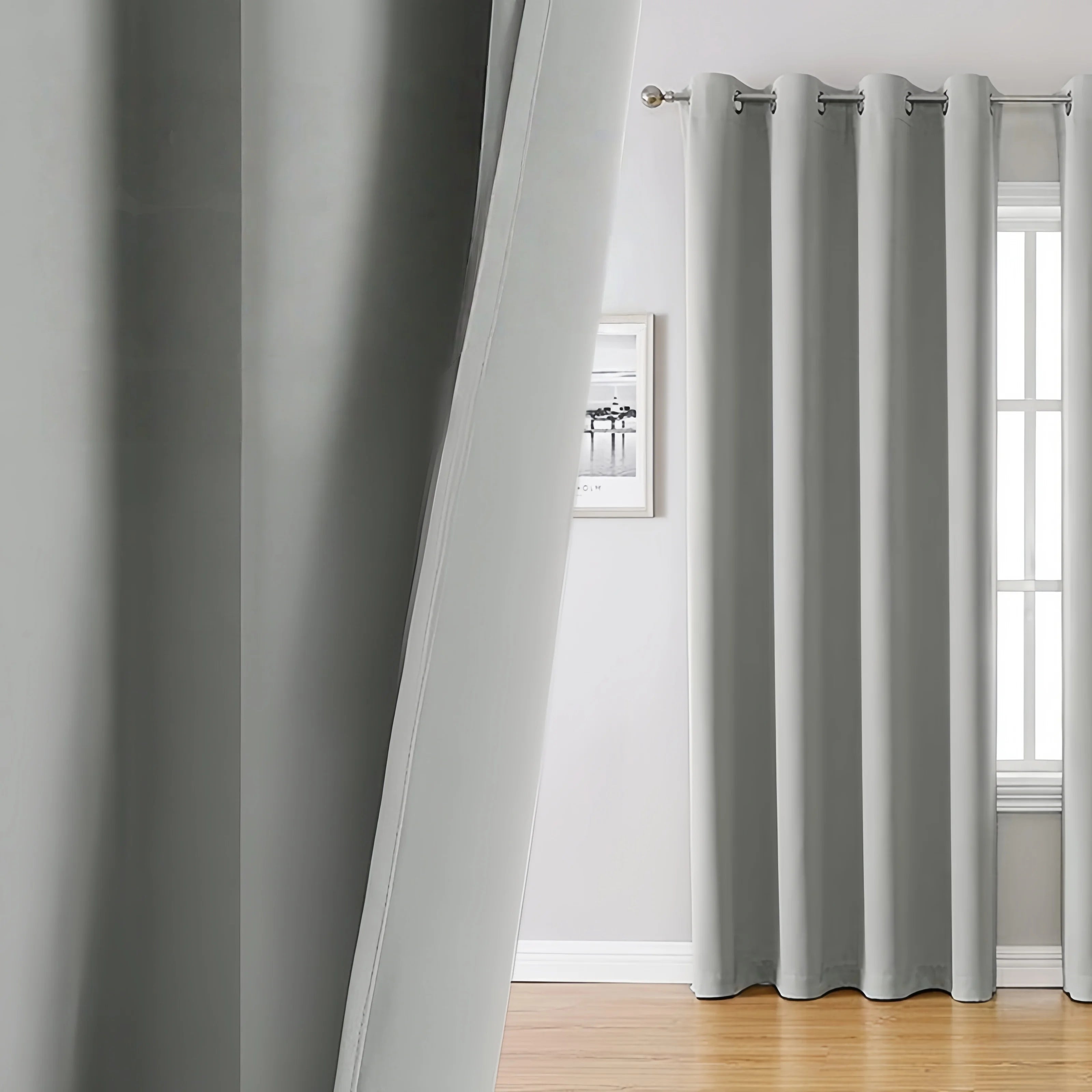 Blackout Thermal Curtains with Inner Lining, Noise Reduction Drapes