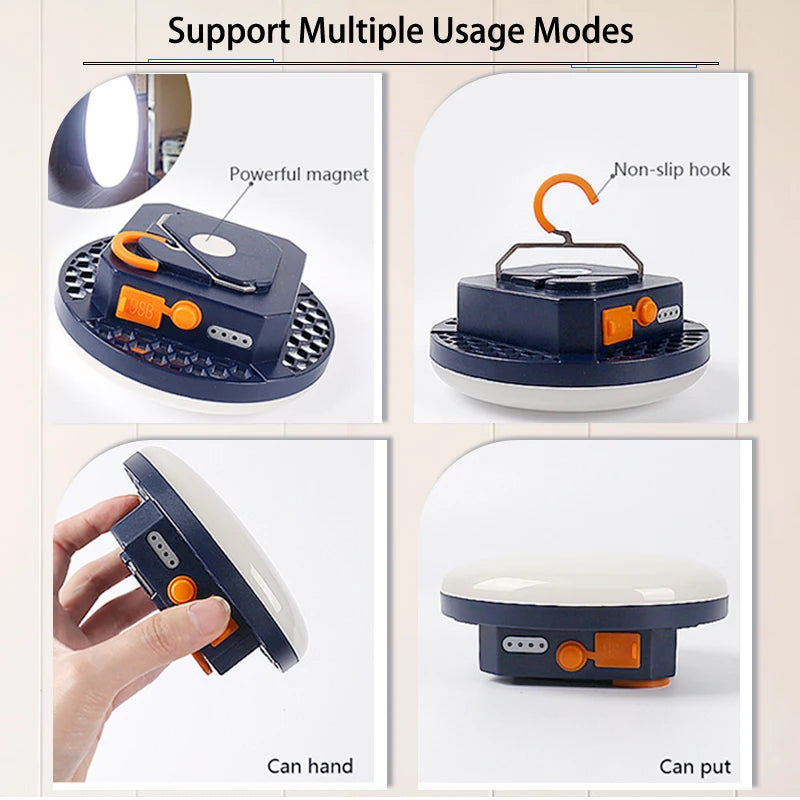 Tent Light Rechargeable Lantern Portable Emergency Night Market Light