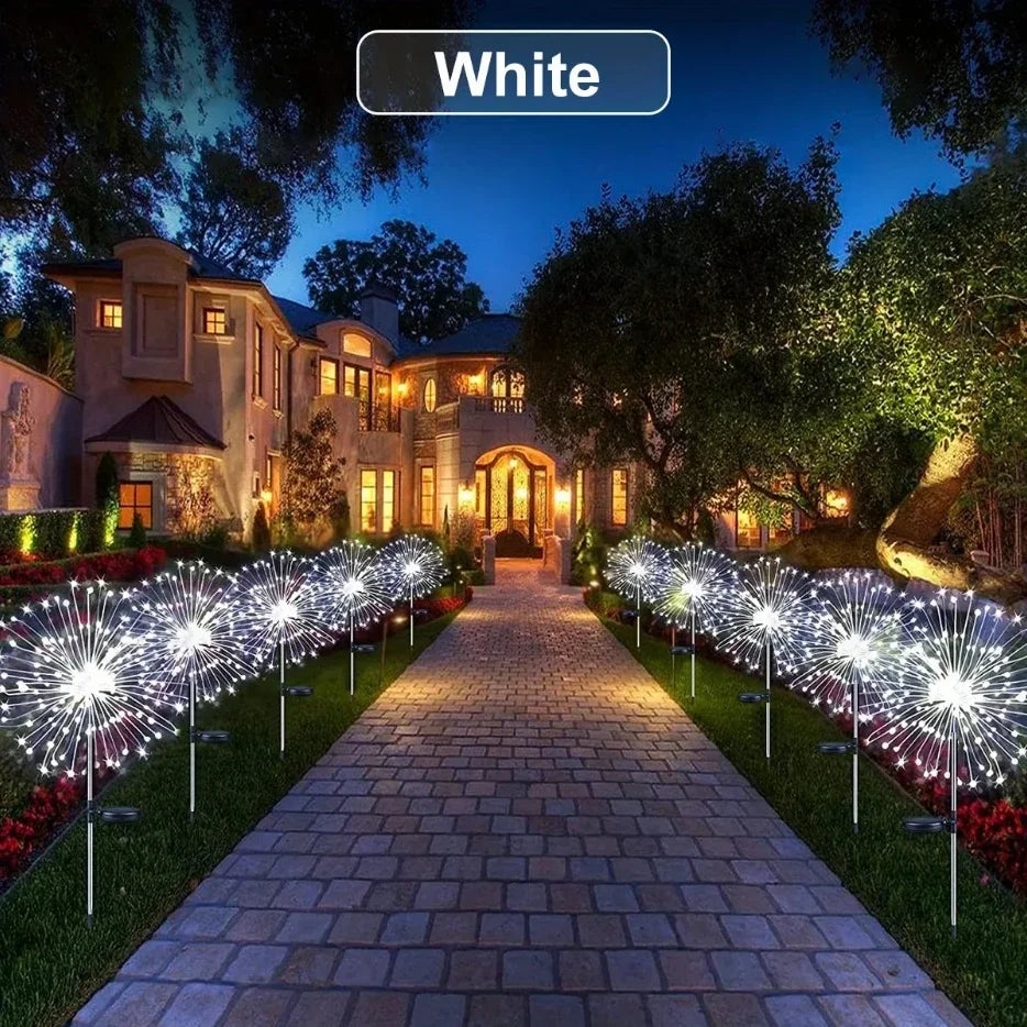 Solar Dandelion Firework Garden Light
