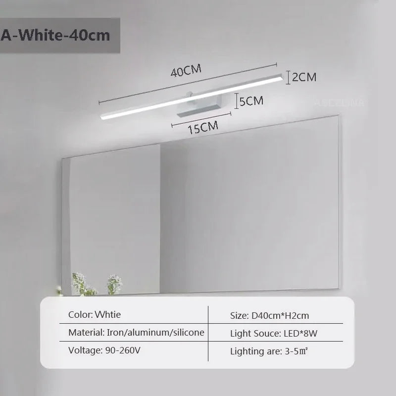 Long Strip LED Mirror Light