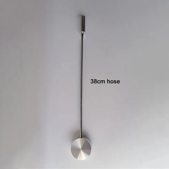 L40cm Long gooseneck 3W Led Wall Light Bedside Led Wall Lighting Black