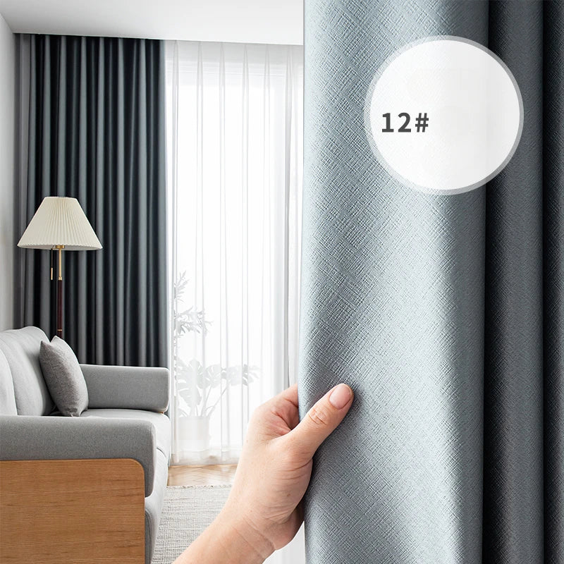 Modern Thermal Insulated Noise Reducing 100% Blackout Curtains