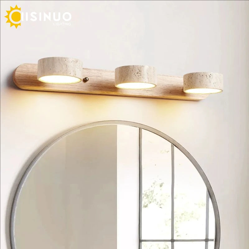 Travertine Stone Vanity Light