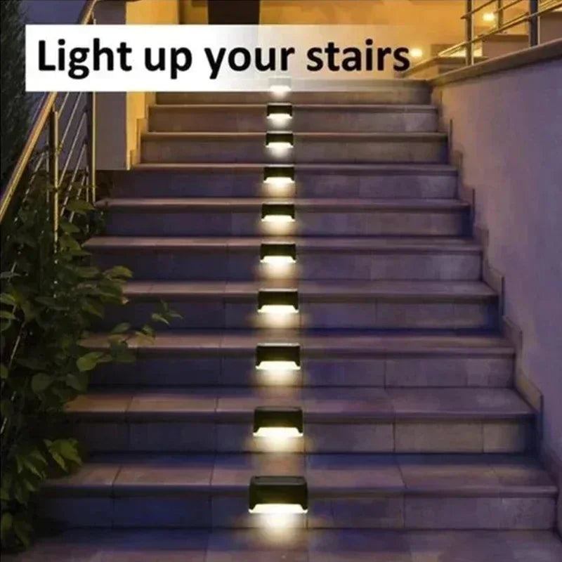 1/4/8/12/pcs Solar LED Lights Outdoor Garden Light Deck Lamp Solar