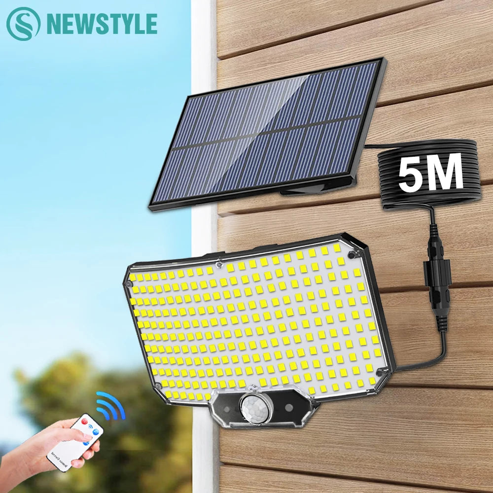 234/318/348 LED Solar Lights 3 Working Modes
