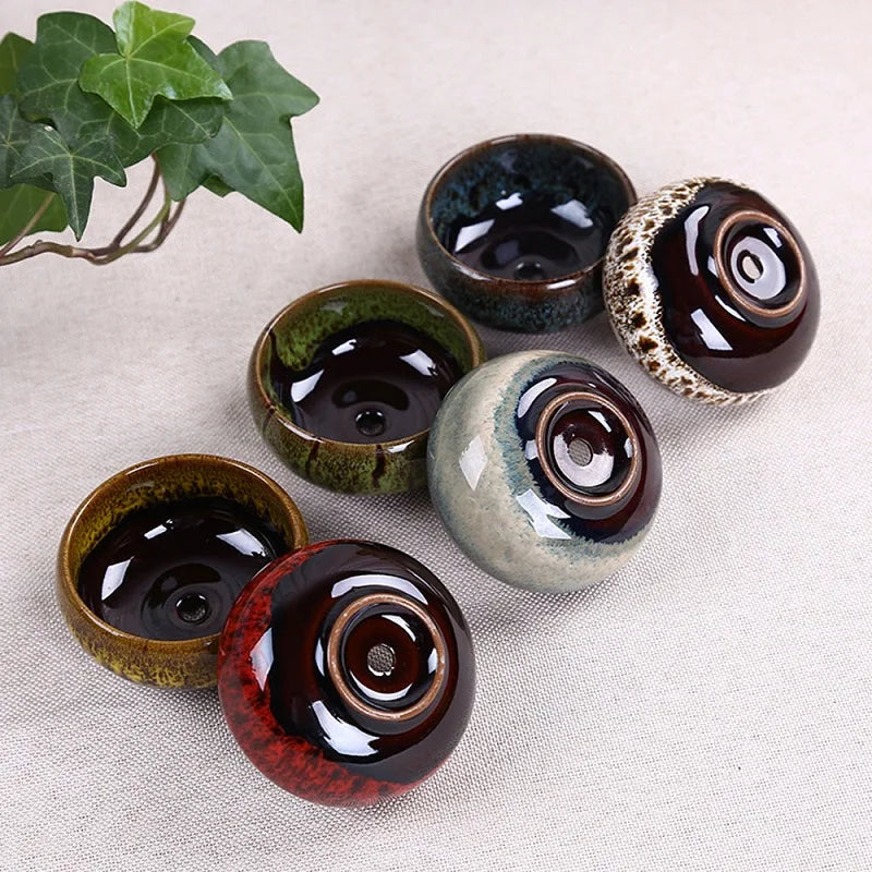 Mini Ceramic Bonsai Pots Set of 6