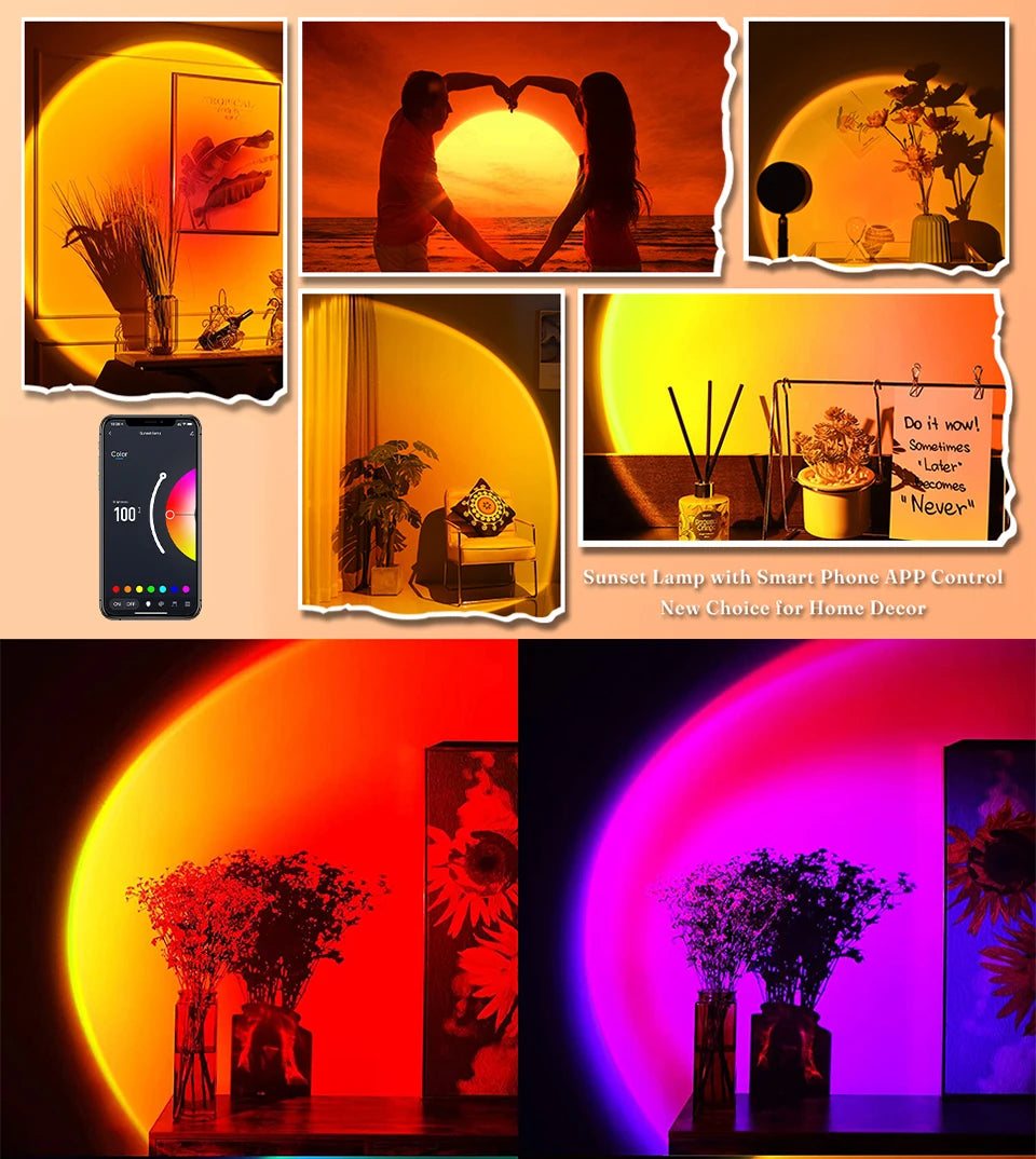 Tuya Smart Sunset Projector