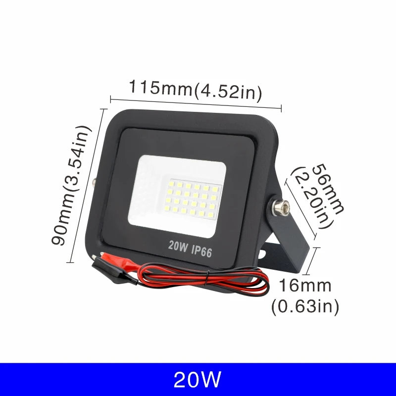 DC 12V Portable LED Flood Light