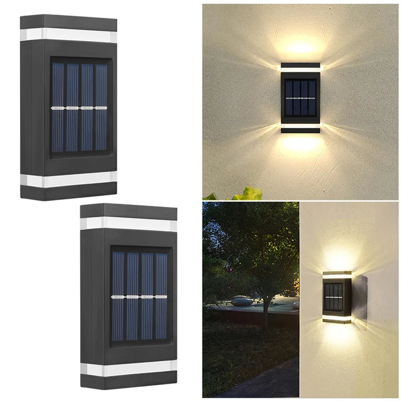 6 LED Solar Wall Washer Light