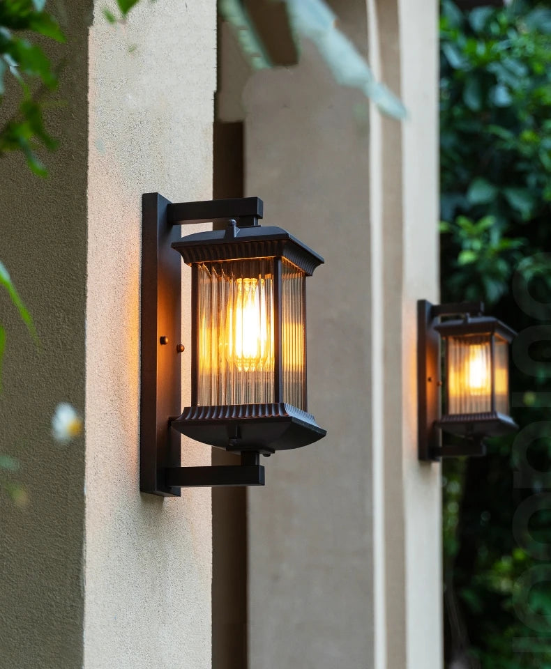 Metal Outdoor Wall Lantern