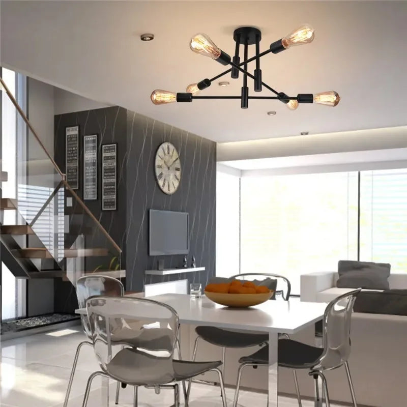 Nordic Branch Sputnik Ceiling Chandelier