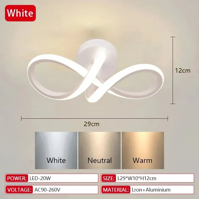 Slim Aisle LED Ceiling Chandelier