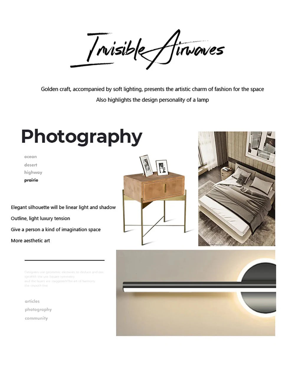 Modern Mirror Strip Wall Light