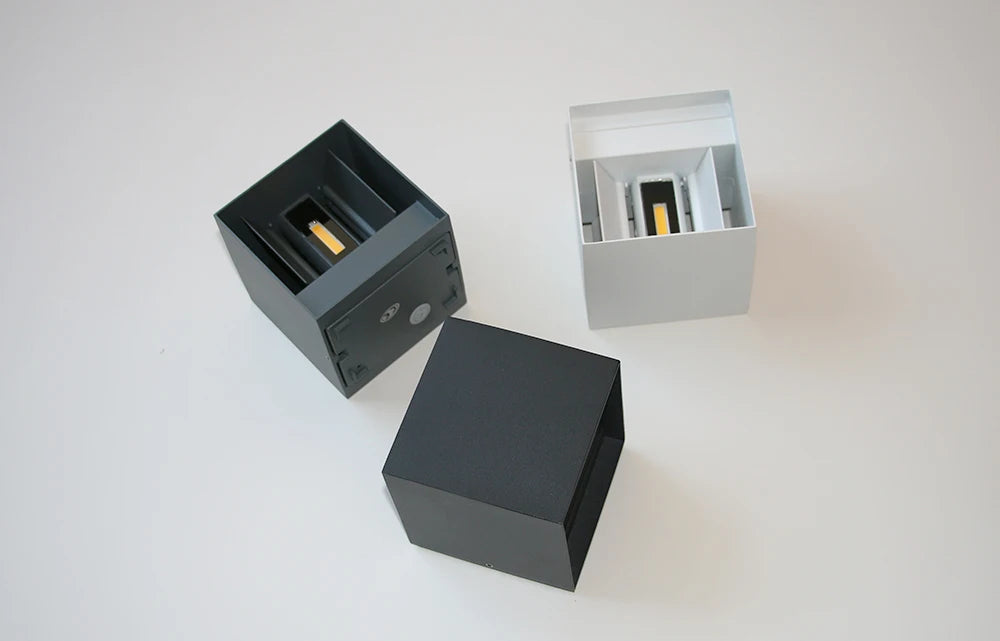Modern Square Outdoor Wall Lamp