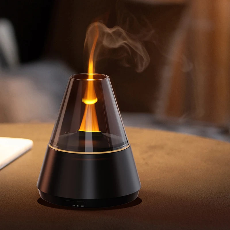 New Air Humidifier Home Colorful Lamp Usb Charge Essential Oil Spray