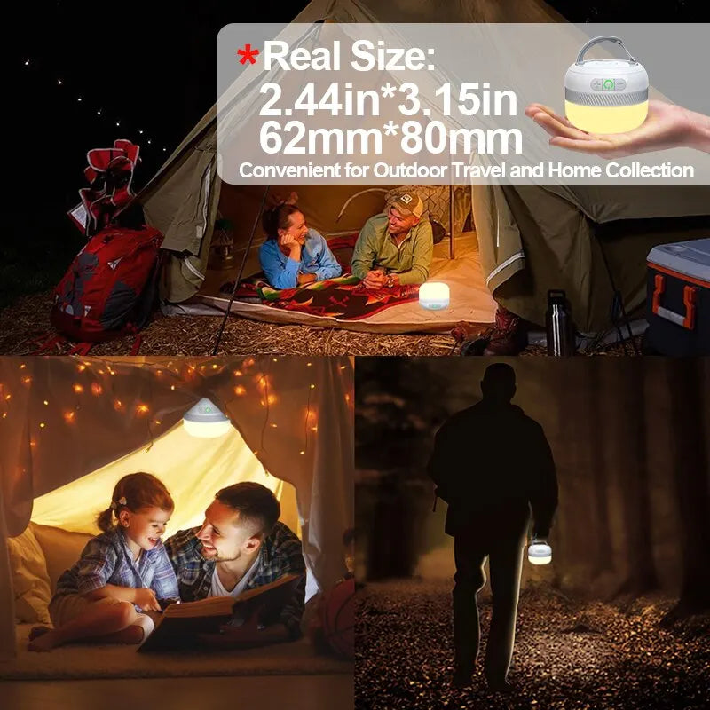 NATFIRE LV10 Camping Light USB C Rechargeable 230 Hours With 5 Colors