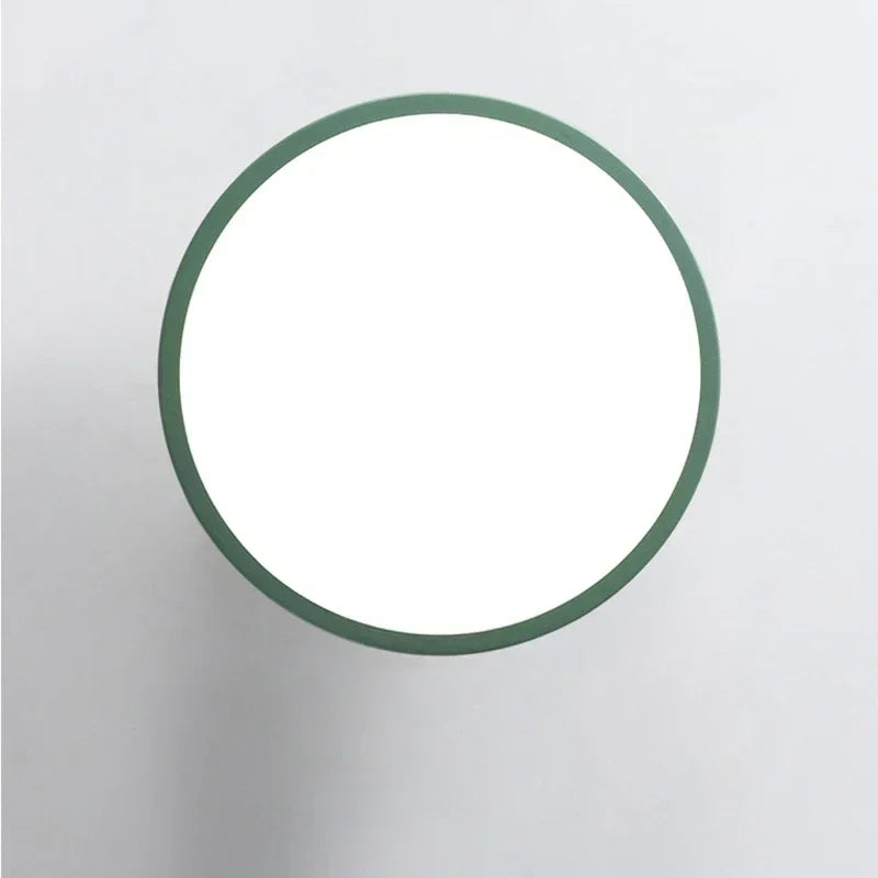 Nordic Entrance Hallway Ceiling Lamps Balcony Wood Round Cloakroom