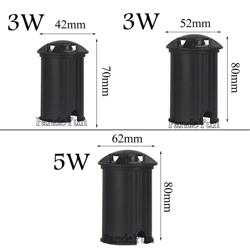Outdoor Lighting 3W 5W IP67 DC12V Garden Yard Step Stairs Floor Deck