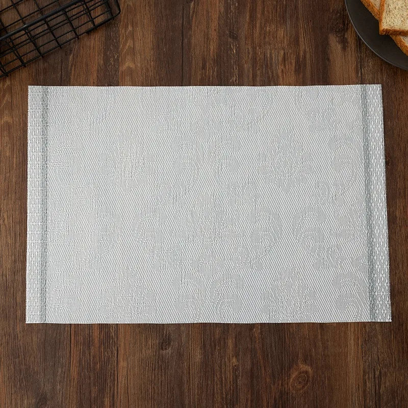 Washable Vinyl Woven Placemat Set