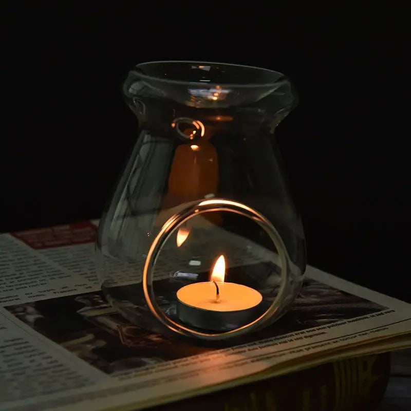 Glass Aroma Candle Burner
