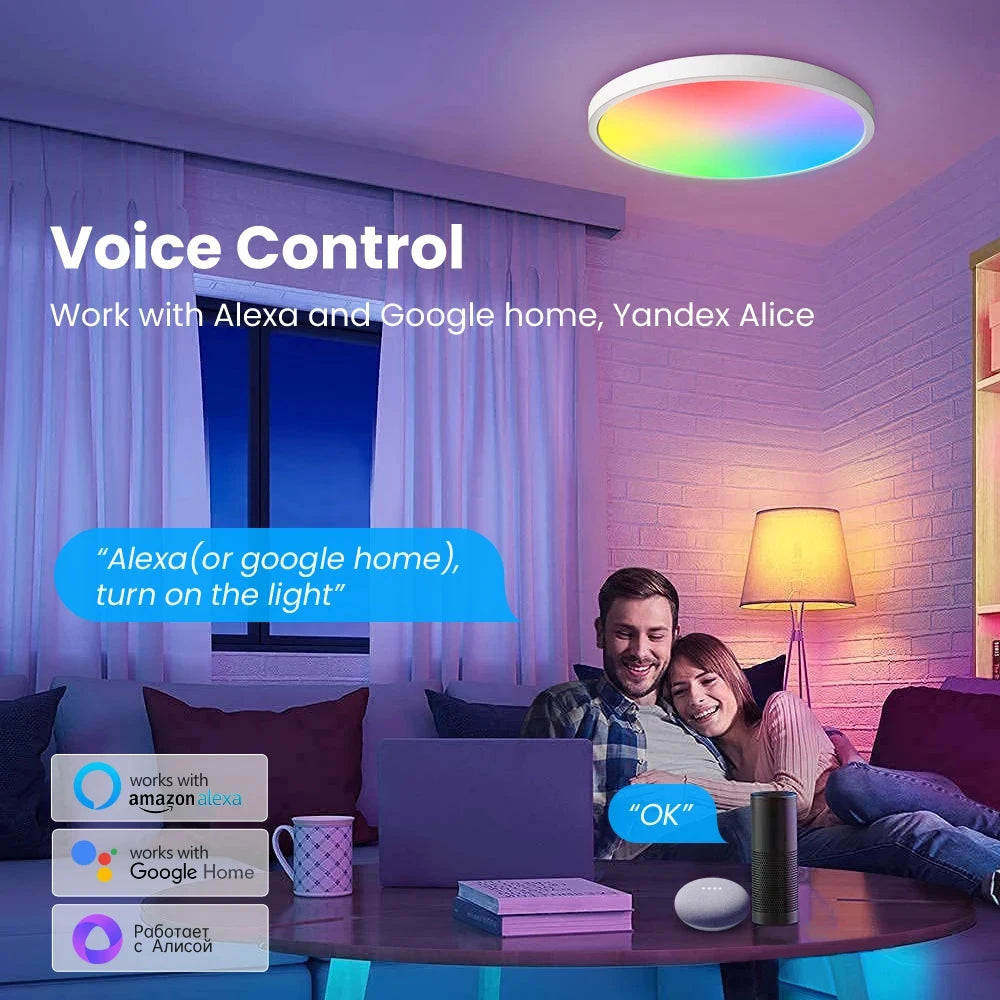 Smart Zigbee RGBCW Ceiling Light
