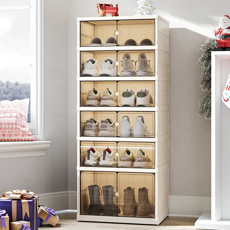 Foldable Transparent Shoe Storage Box