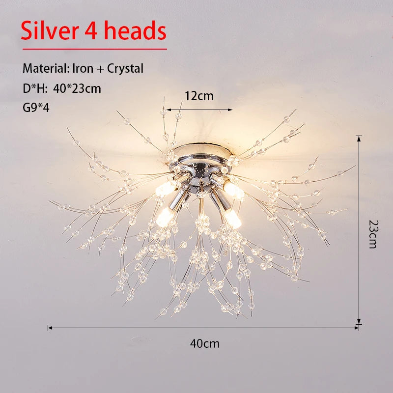 Dandelion Crystal Sputnik Chandelier