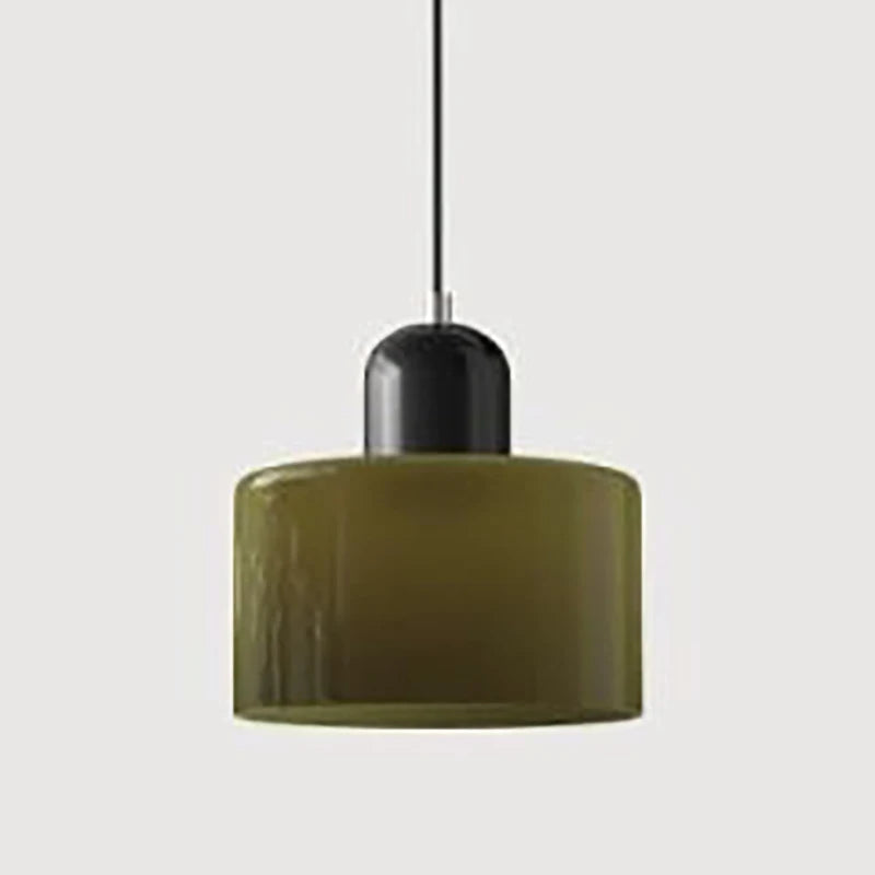 Two Tone Glass Pendant Light