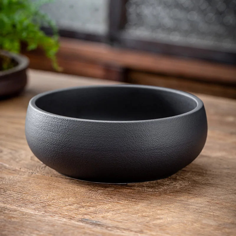 Lotus Planter Ceramic Glazed Bowl-Water Garden Planter for Lotus