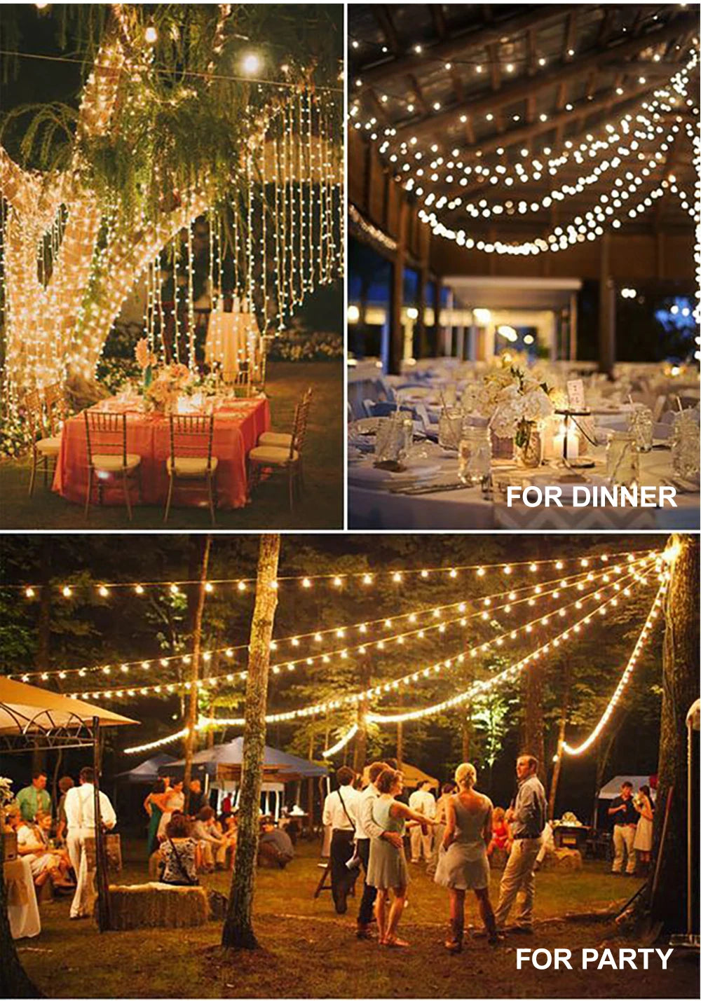 10M Fairy String Lights 100 LED