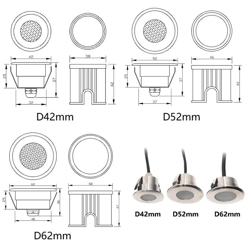 Outdoor Waterproof Led Lamp Garden Deck Terrace
