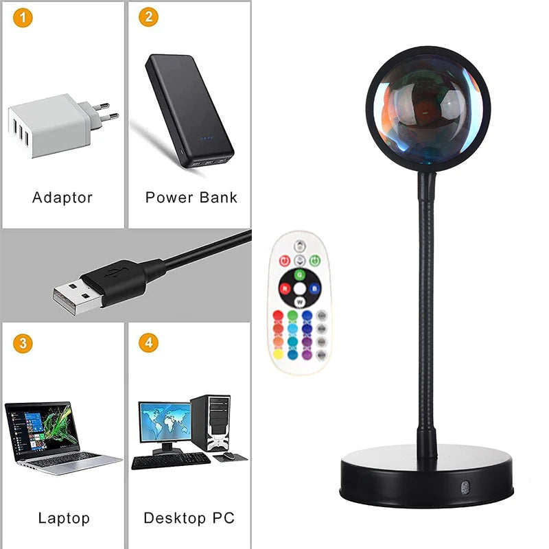 Tuya Smart Sunset Projector