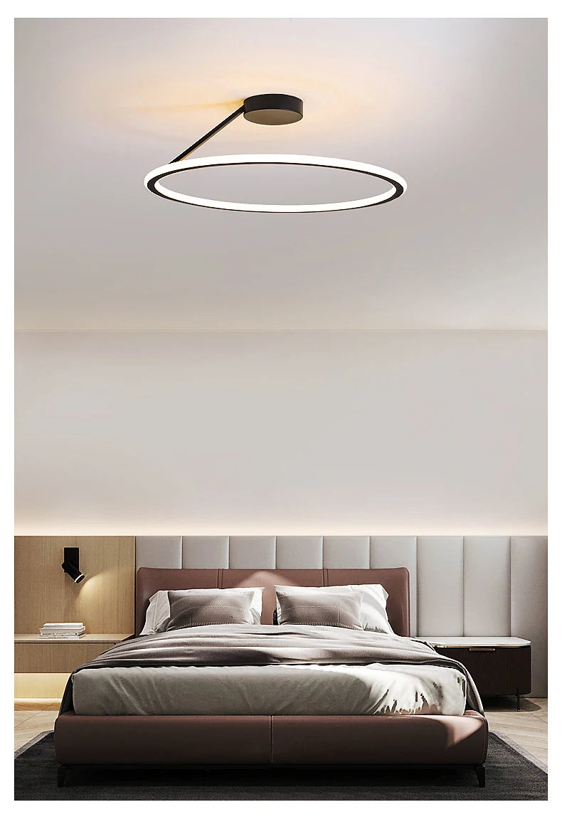 Simple Round Ring Ceiling Chandelier