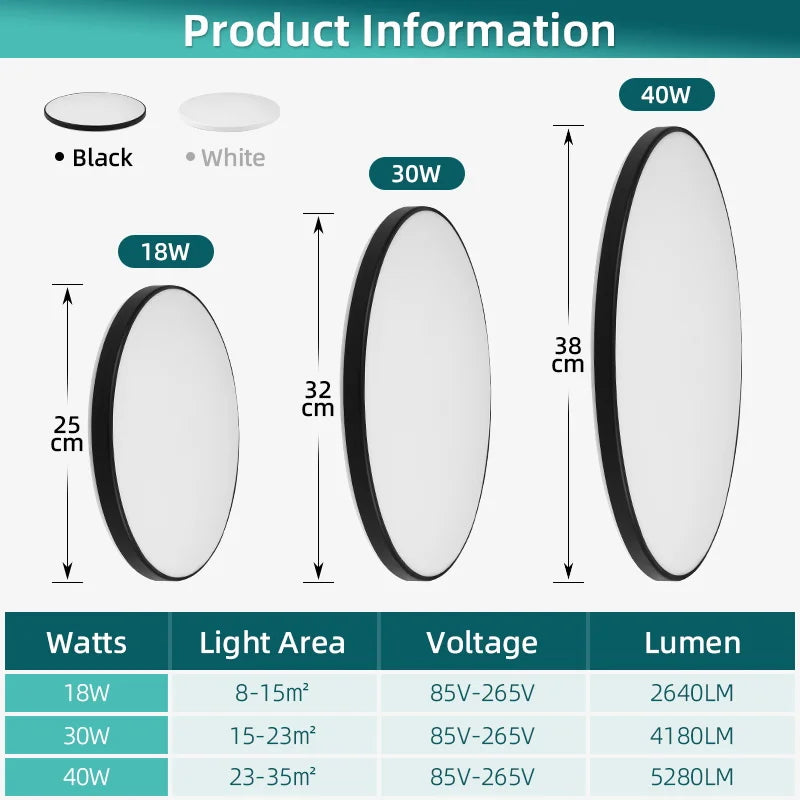Slim Panel Modern Ceiling Chandelier