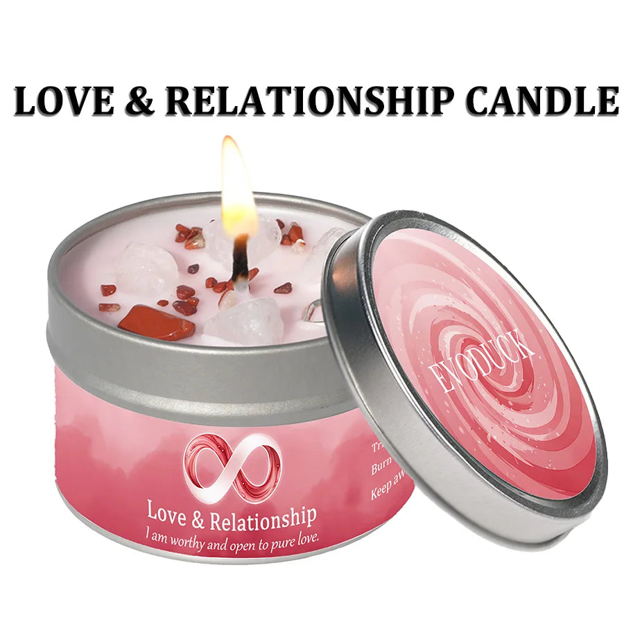 Law of Attraction Peace Ritual Candle, Lavender & Chamomile Aroma
