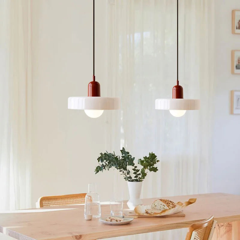 Nordic Glass Bauhaus Dining Room Chandelier Living Room Bedroom Bar