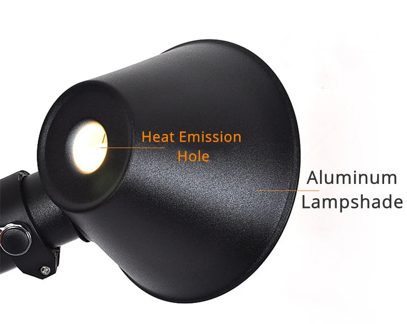 Modern LED Wall Lamp Telescopic Swing Arm E27 Living Room Sconce