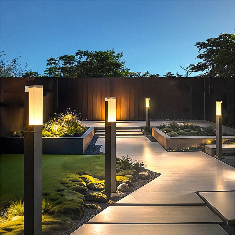 Waterproof IP65 Aluminum LED Lawn Bollard Light