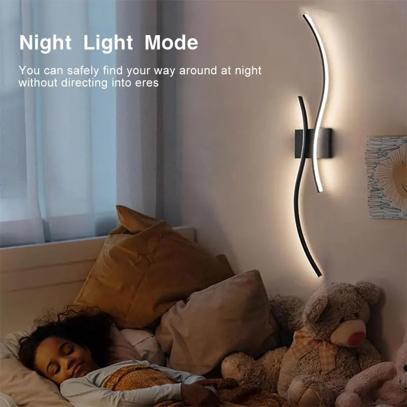 Indoor LED Wall Lamps for Corridor Bedroom Aluminum LED Wall Sconce