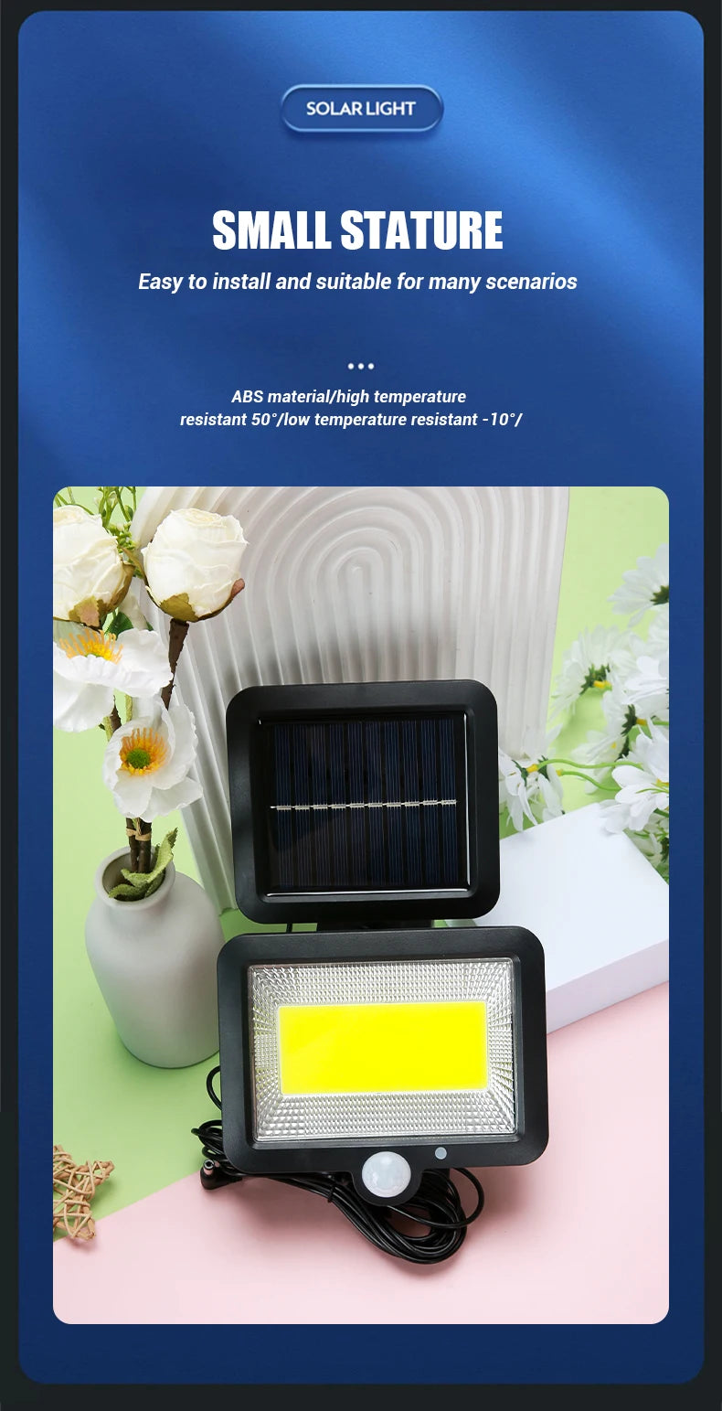 Solar Motion Sensor COB Wall Light