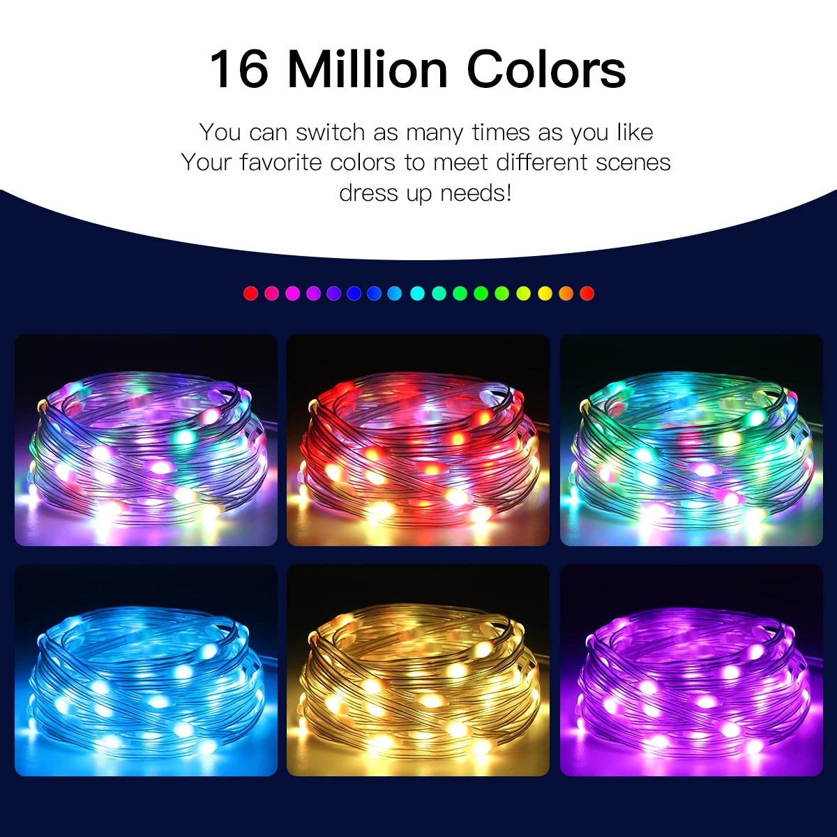 Bluetooth RGBIC Dreamcolor Fairy Lights